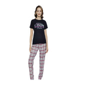 Kısa Kollu Kadın Pijama Takımı - 3