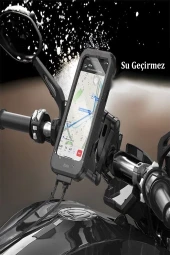 Qpen CA101 Su Geçirmez Motosiklet Telefon Tutucu thumbnail 5