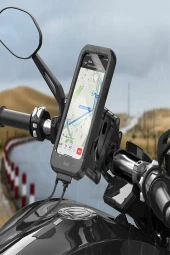 Qpen CA101 Su Geçirmez Motosiklet Telefon Tutucu thumbnail 7