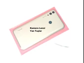 Tkgz Huawei Uyumlu Honor 8C (BKK-L21) Kasa Arka Pil Batarya Kapağı GOLD - 1