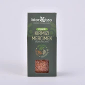 Organik Kırmızı Mercimek Arpa Şehriye Glutensiz Vegan Yüksek Bitkisel Protein 200 g - 1