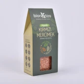 Organik Kırmızı Mercimek Arpa Şehriye Glutensiz Vegan Yüksek Bitkisel Protein 200 g - 2