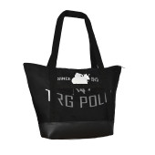 TRG POLO SİYAH FİLELİ KADIN OMUZ ÇANTASI thumbnail 1