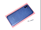 Samsung Galaxy A03 Sm A035 kasa Arka Pil Batarya Kapağı Mavi - 1