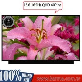 15.6" 40pin Slim 2560 x 1440 (2K QHD) IPS Notebook Lcd Ekran - Panel N156KME-GNA / 165Hz / 40Pin (Geniş Soket) - 1