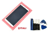 Tkgz Huawei Uyumlu P Smart 2018 Lcd Ekran Dokunmatik (Çıtalı TAMİR SETİ) BEYAZ thumbnail 1