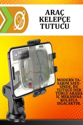 Qpen H15 Vantuzlu 360 Derece Ayarlanabilir Araç Tutucu thumbnail 5