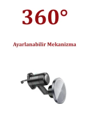 Qpen H23 Izgara Klipsli Manyetik Araç Tutucu thumbnail 2