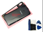 Samsung Galaxy A20 (A205) FULL ORJ KASA Kasa Arka Pil Batarya Kapağı (TAMİR SETİ) SİYAH thumbnail 1