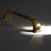 Roma 128 mm Gold Altın Kulp Metal Mobilya Çekmece Dolap Kapak Mutfak Kulpları Kulbu Dolabı Kulpu - 3