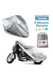 Triumph Tiger Explorer Xc Abs Arka Çanta Uyumlu Motor Branda Örtü 4 Mevsim Koruma Gri - 1