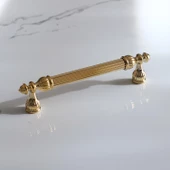 Şah 192 mm Gold Altın Kulp Metal Mobilya Çekmece Kapak Dolap Mutfak Kulbu Kulpları Dolabı Kulpu thumbnail 6
