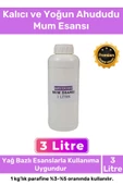 Özel Üretim Kalıcı Yoğun Kaliteli Yağ Bazlı Tüm Ürünlerle Kullanıma Uygun Ahududu Mum Esansı 3 LT - 1