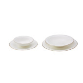 Karaca Fine Pearl Diana 24 Parça 6 Kişilik Yemek Takımı Gold - 2