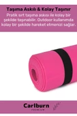 Premium Su Geçirmez Konforlu Taşıma Askılı Çift Taraflı Zemin Çadır Uyku Kamp Matı Yer Minderi 10 mm - 2