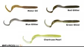 Savage gear LB Rib Worm 90 mm 10 Adet Sahte Balık - 2
