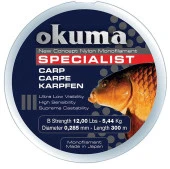 Okuma Carp 300 mt 28,00 lb 12,73 kg 0,43 mm Camou Misina - 2