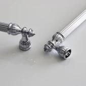 Şah 320 mm Krom Renk Kulp Metal Mobilya Dolap Çekmece Kapak Mutfak Kulpları Kulbu Dolabı Kulpu thumbnail 3