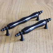 Porselen Siyah 96 mm Kulplar Mobilya Mutfak Dolabı Çekmece Dolap Kapak Kulpu Kulbu 9.6 cm thumbnail 3