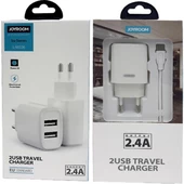 Joyroom L M226 2.4A Çift Giriş Type-C Hızlı Şarj Seti - 3