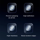 Joyroom JR-PF601 iPhone 12 Mini 2.5D Privacy Hayalet Ekran Koruyucu - 5
