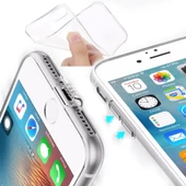 İphone XR Şeffaf Tıpalı Kamera Korumalı Silikon Kılıf - 4