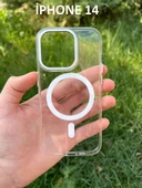 İphone 14 Hybrid Magsafe Animasyonlu Sararmaz Kılıf thumbnail 1