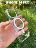 İphone 14 Pro Hybrid Magsafe Animasyonlu Sararmaz Kılıf thumbnail 2