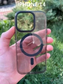 İphone 14 Hybrid Magsafe Animasyonlu Sararmaz Kılıf thumbnail 5