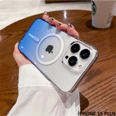 İphone 15 Plus Pixel Sert Magsafe Uyumlu Telefon Kılıfı thumbnail 4