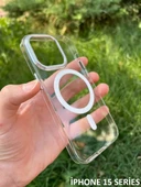 İphone 15 Hybrid Magsafe Animasyonlu Sararmaz Kılıf thumbnail 2