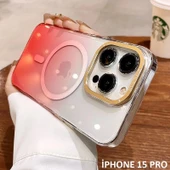 İphone 15 Pro Pixel Sert Magsafe Uyumlu Telefon Kılıfı thumbnail 2