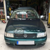 Volkswagen Polo Mk3 1994-2003 6N Uyumlu H lip Esnek Ön Lip 2 Parça Karlık Ön Ek Tampon Altı Dil thumbnail 10