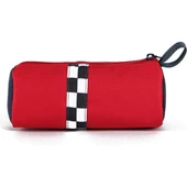 United Colors of Benetton Tek Bölmeli Kırmızı Dama Desenli Kalem Çantası 03770 - 3