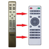 Vestel HT-728DT Uyumlu Ses Sistemi Kumandası (Muadil Ürün) - 1
