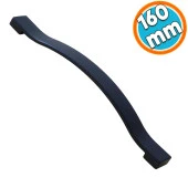 Mobilya Kulp Mutfak Dolabı Çekmece Dolap Kulpları Kapak Kulpu Kulbu Siyah Renk 160 mm Metal thumbnail 1