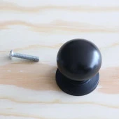 Porselen Mat Siyah Kulp Mobilya Mutfak Dolabı Çekmece Dolap Kulpları Kapak Kulpu Kulbu Düğme thumbnail 4