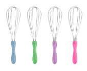 MyBru Paslanmaz Çelik Mavi Plastik Saplı El Çırpıcısı (Blender) Küçük Boy - 3