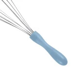 MyBru Paslanmaz Çelik Mavi Plastik Saplı El Çırpıcısı (Blender) Küçük Boy - 5