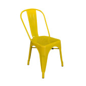 Tolix Kolsuz Metal Sandalye-Sarı - 1