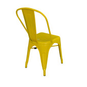 Tolix Kolsuz Metal Sandalye-Sarı - 2