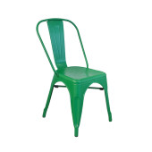 Tolix Kolsuz Metal Sandalye-Yeşil - 1