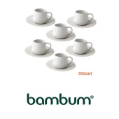 Dogant Bambum  Lara - 6 Kişilik Kahve Fincan Takımı Golf B4930 - 1