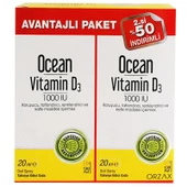 Ocean Vitamin D3 1000 IU Sprey 20 ml 2 li Avantajlı Paket - 1