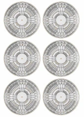 The Mia Citta Servis Tabağı 6 Kişilik thumbnail 1