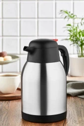 Paslanmaz Çelik 2 Litre Inox Piknik Çay Kahve Termosu - 5