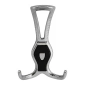 Galata Askı Portmanto Metal Vestiyer Duvar Dolap Elbise Askısı Krom Siyah Mobilya Askılığı Aparat thumbnail 4