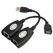 Concord C5605 USB 2.0 RJ45 Sinyal Arttırıcı Uzatma Kablosu - 2
