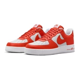 NIKE AIR FORCE 1 BEYAZ-TURUNCU ERKEK SPOR AYAKKABI FZ4627800 E-133 - 1