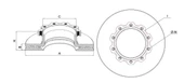 ARKA FREN DISKI MAN TGA/ TGS/ TGX/  8150803002 - 2